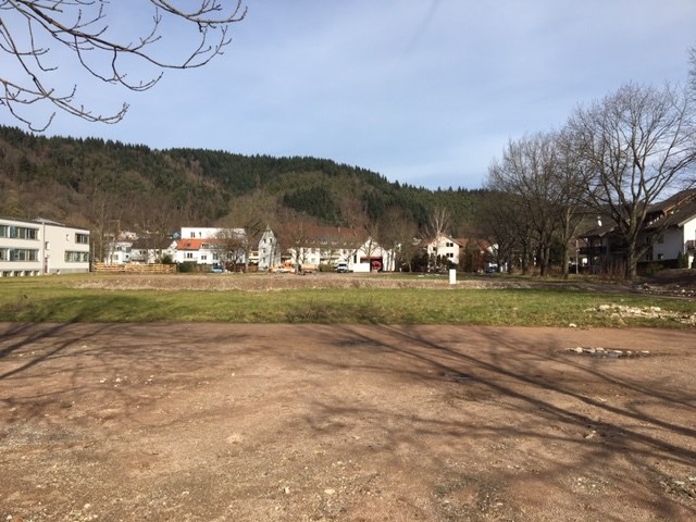 Baugebiet alter Sportplatz Ebnet Jan. 2020 